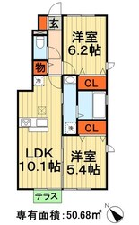 ビューテラスの物件間取画像